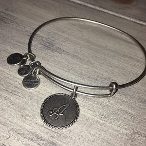 Alex and Ani initial bracelet